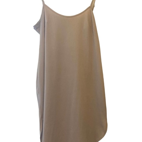 Saks Fifth Avenue Blue Textured Shirt Dress with Slip - Size L - Picture 5 of 7